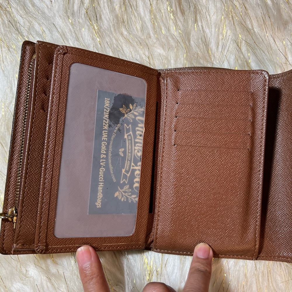 Portefeiulle Alexandra Trifold Wallet monogram - Picture 4 of 15